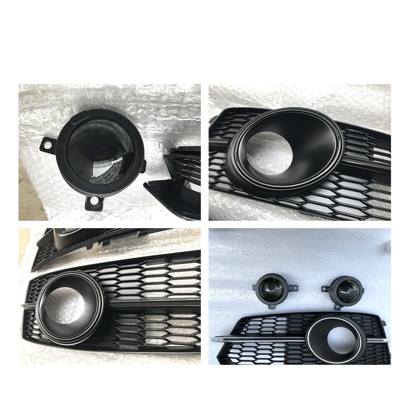 2012-2015 Audi A6 / S6 S-line Fog Grille Covers - Image 3