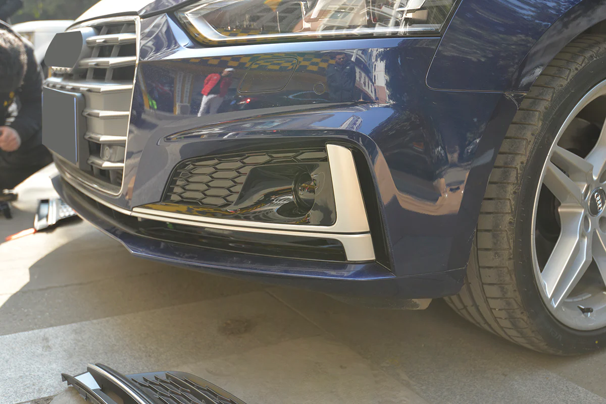 2017-2019 Audi A5 / S5 S-line Fog Grille Covers with ACC - Image 6
