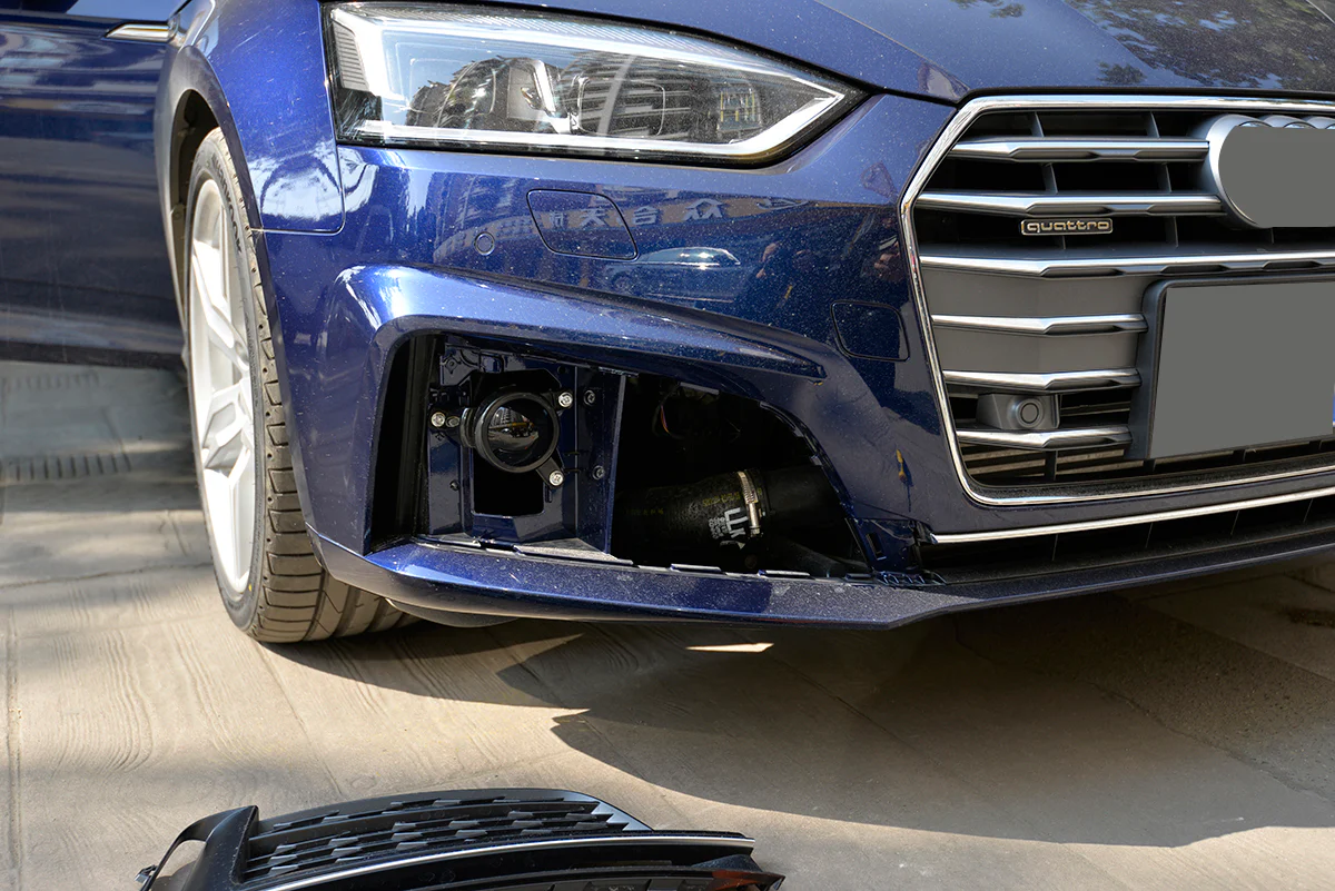 2017-2019 Audi A5 / S5 S-line Fog Grille Covers with ACC - Image 8