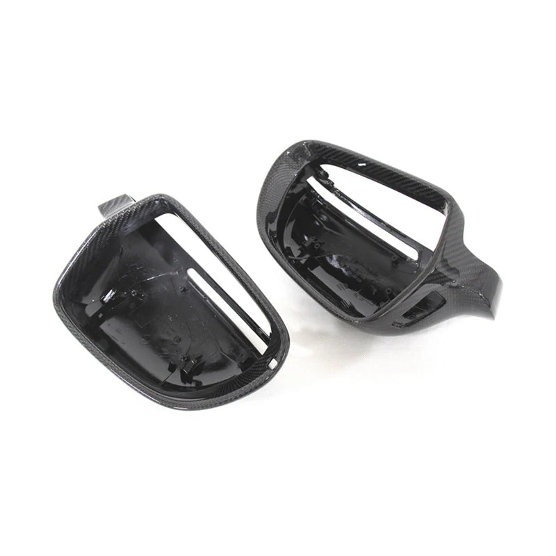 Gloss Carbon Fiber Mirror Caps for Audi Models - Image 43