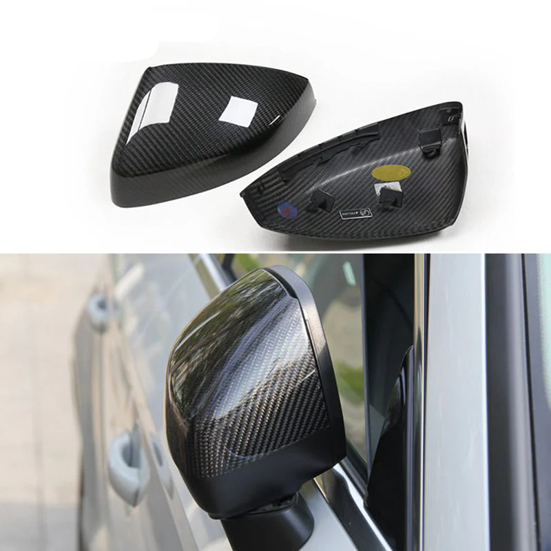 Gloss Carbon Fiber Mirror Caps for Audi Models - Image 5