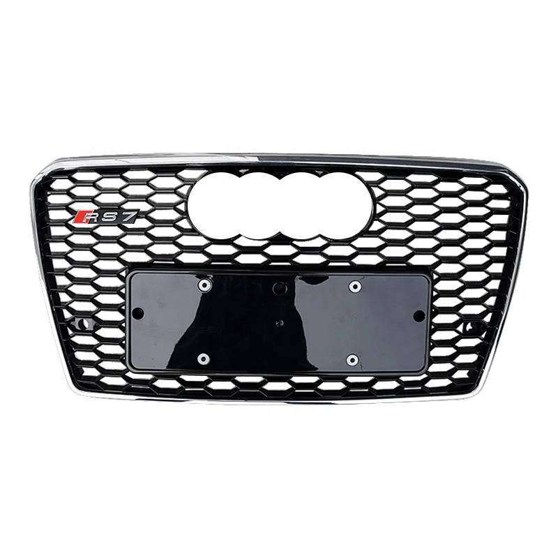 RS Honeycomb Front Grille for 2009-2015 Audi A7/S7 C7 Models - Image 6